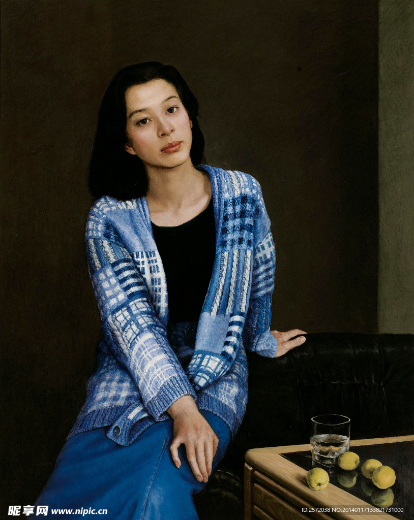油画 女人