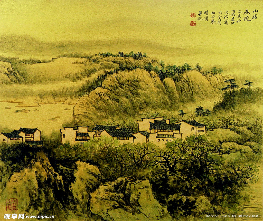 山居春晓