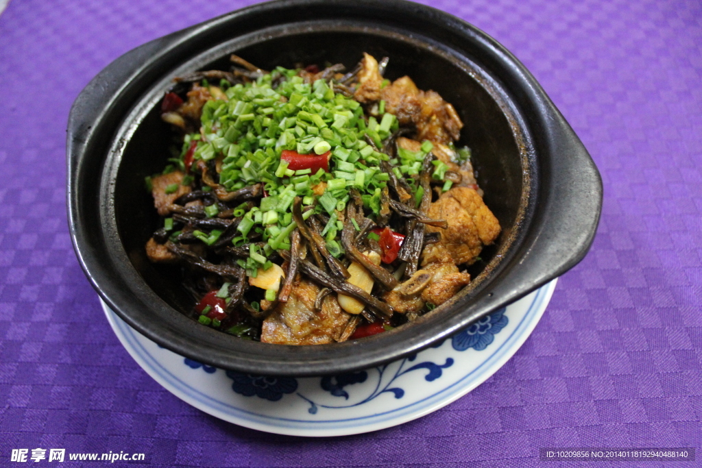 干豆角排骨煲