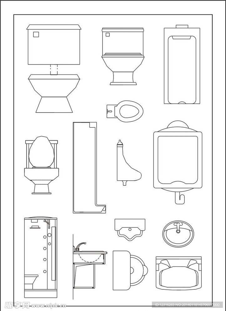 坐便器小便器