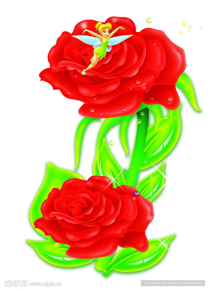 玫瑰花 花仙子