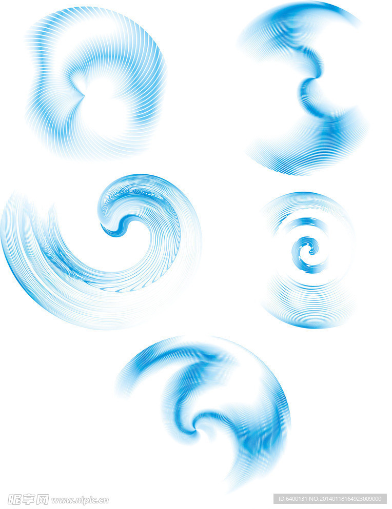 梦幻水矢量图