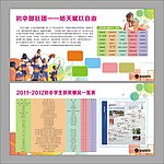 初中部展板