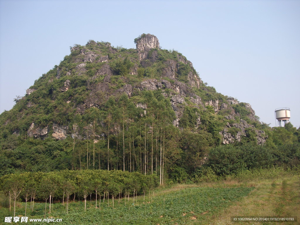 荔浦师范学校后山