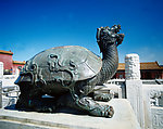 北京故宫紫禁城雄石龟