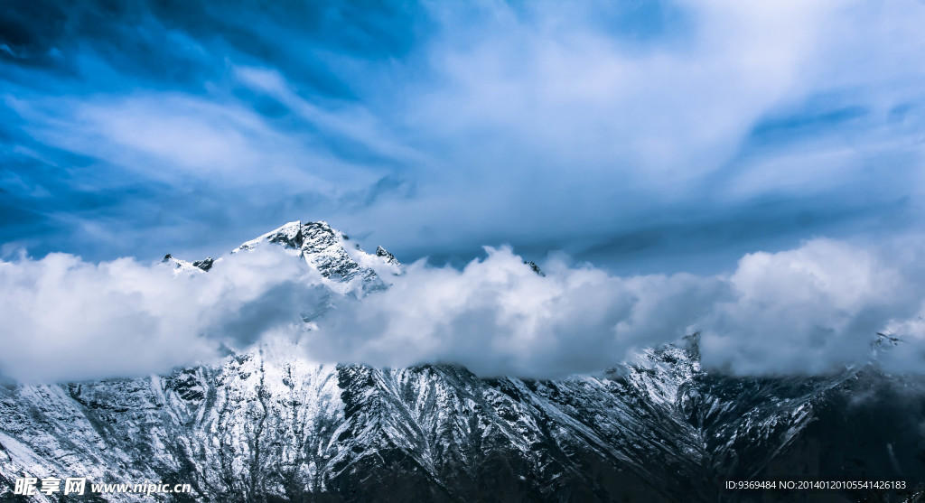 雪山 云海 户外 风