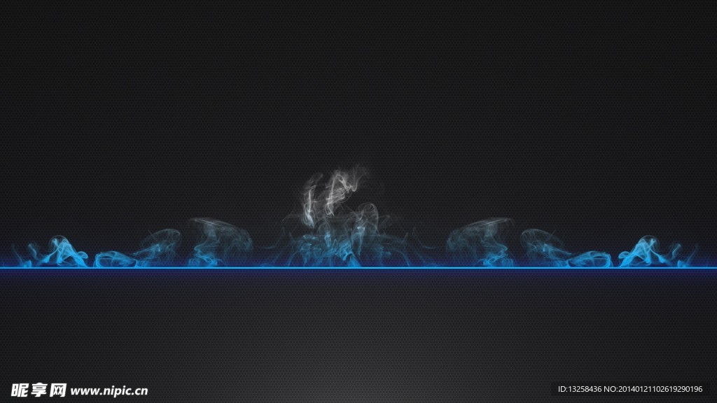 蓝色烟雾