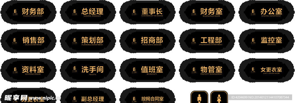 科室牌