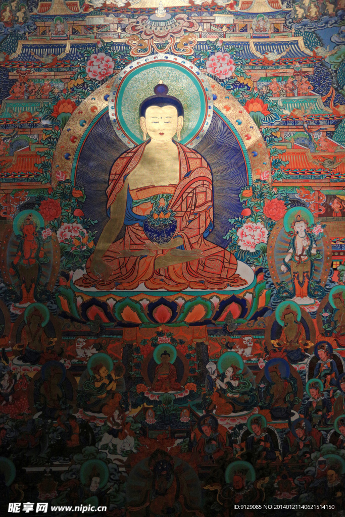 青海藏文化馆壁画