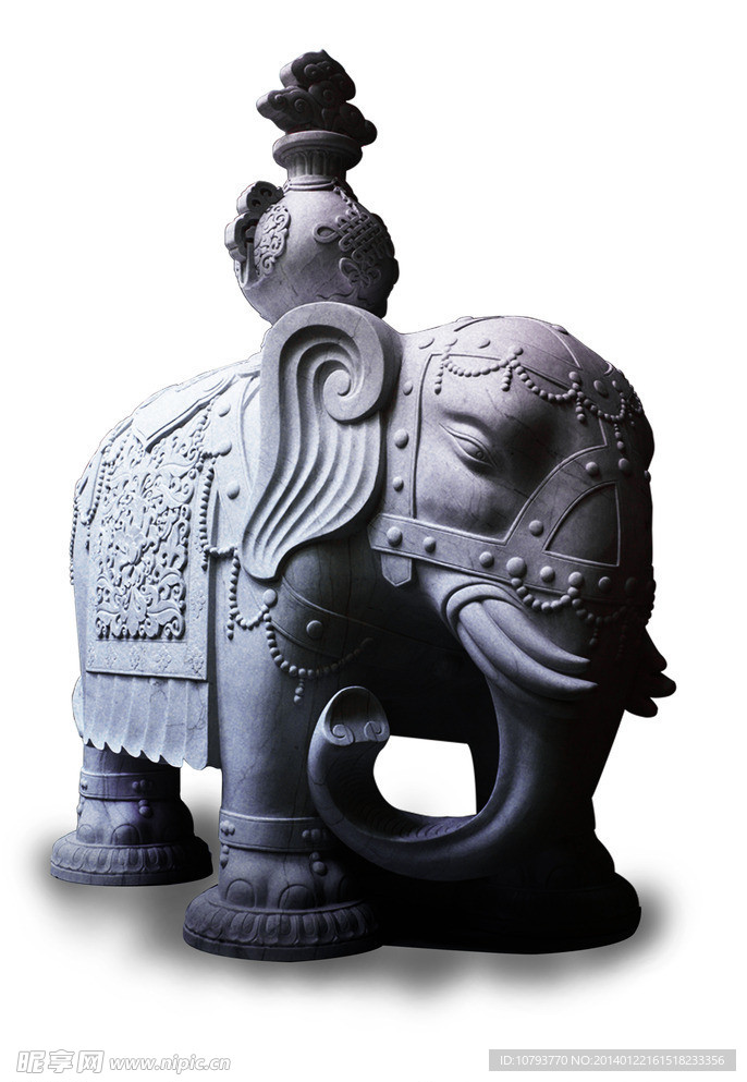 中式素材 大象（抠图）