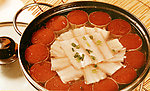 汆白肉血肠