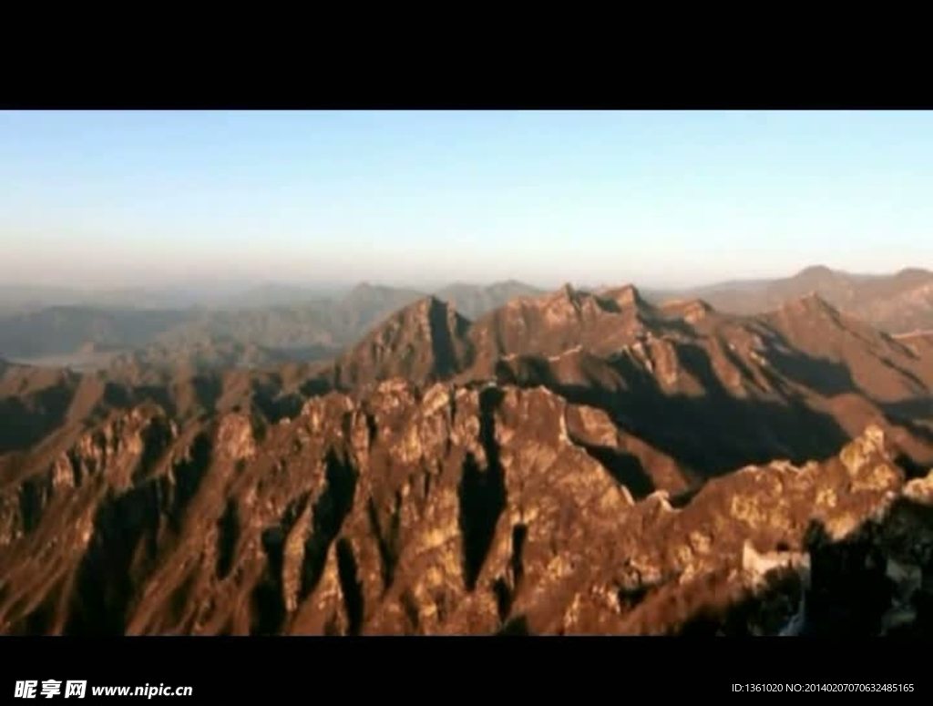山峰山脉视频素材