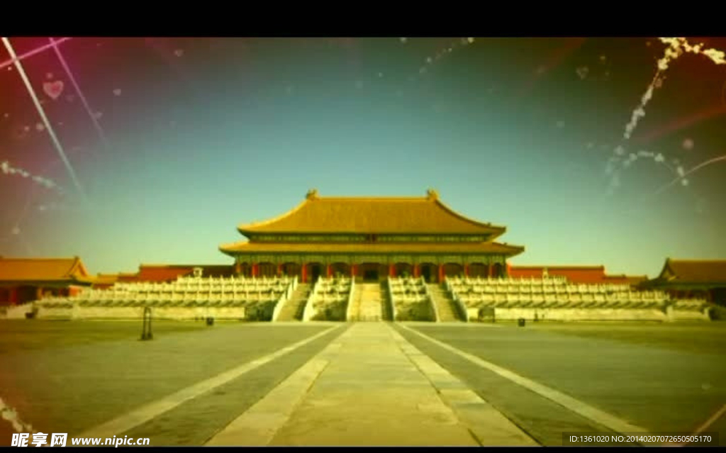 北京故宫视频素材