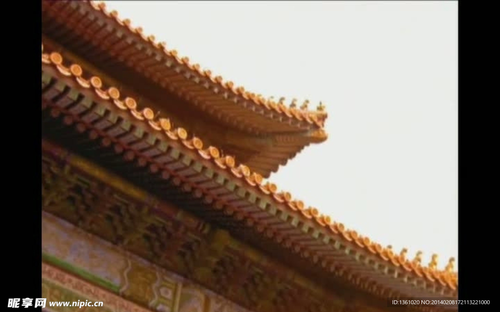 北京故宫视频素材