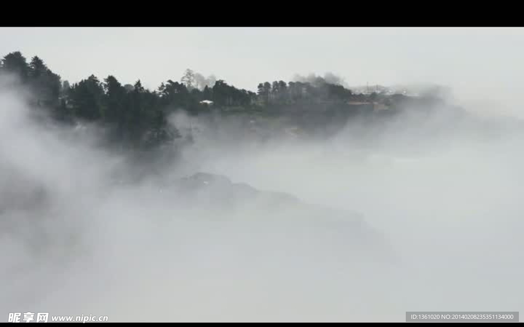 山峰云烟视频素材