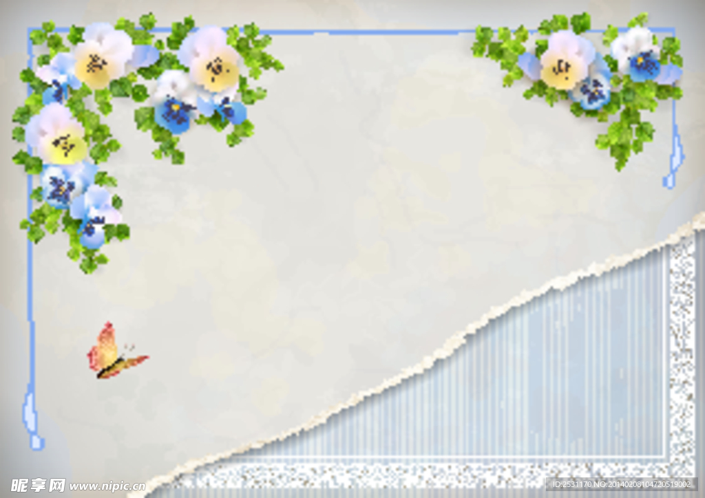 手绘花卉