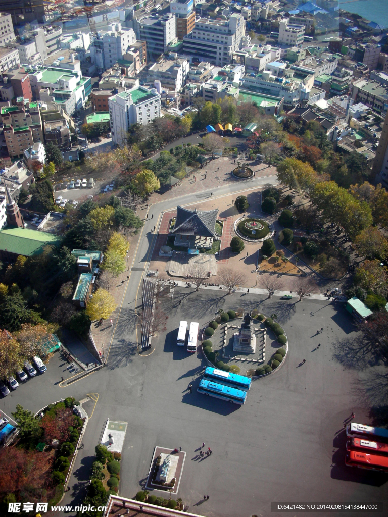 韩国釜山城市风景