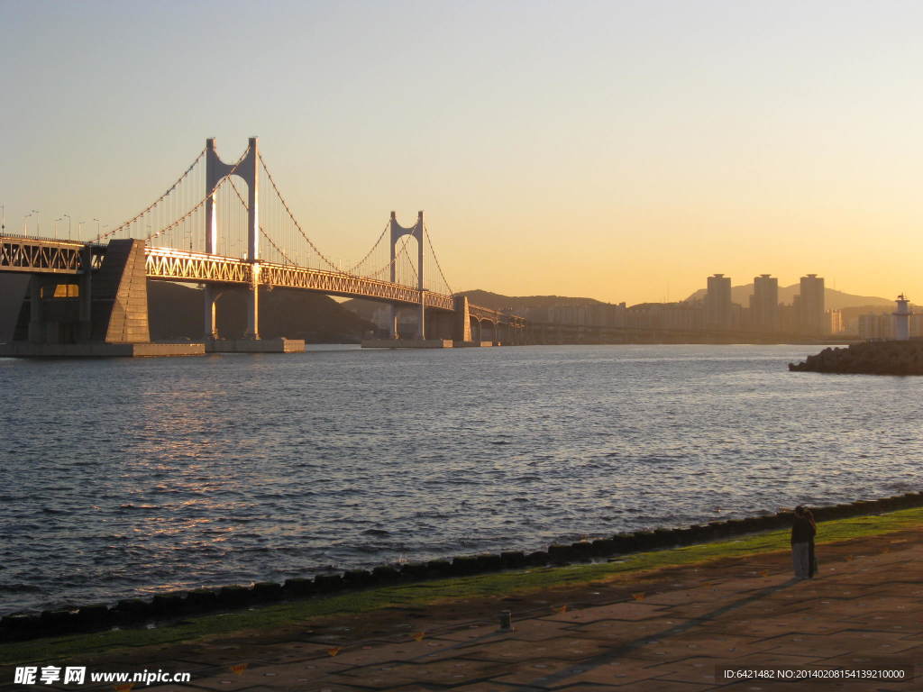 韩国釜山城市风景