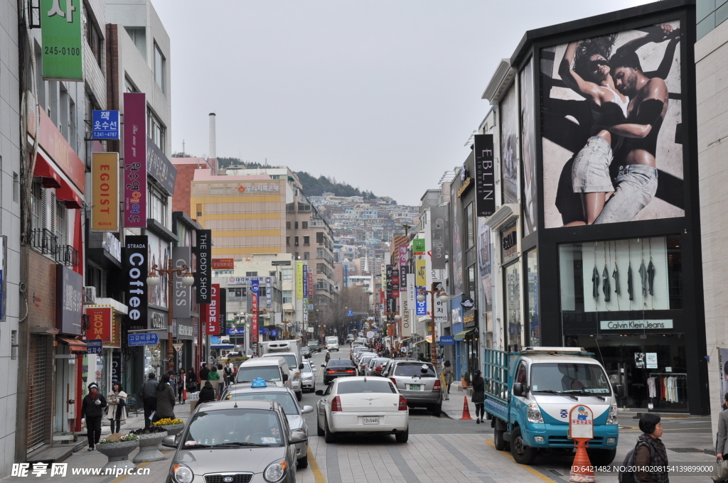 韩国釜山城市风景