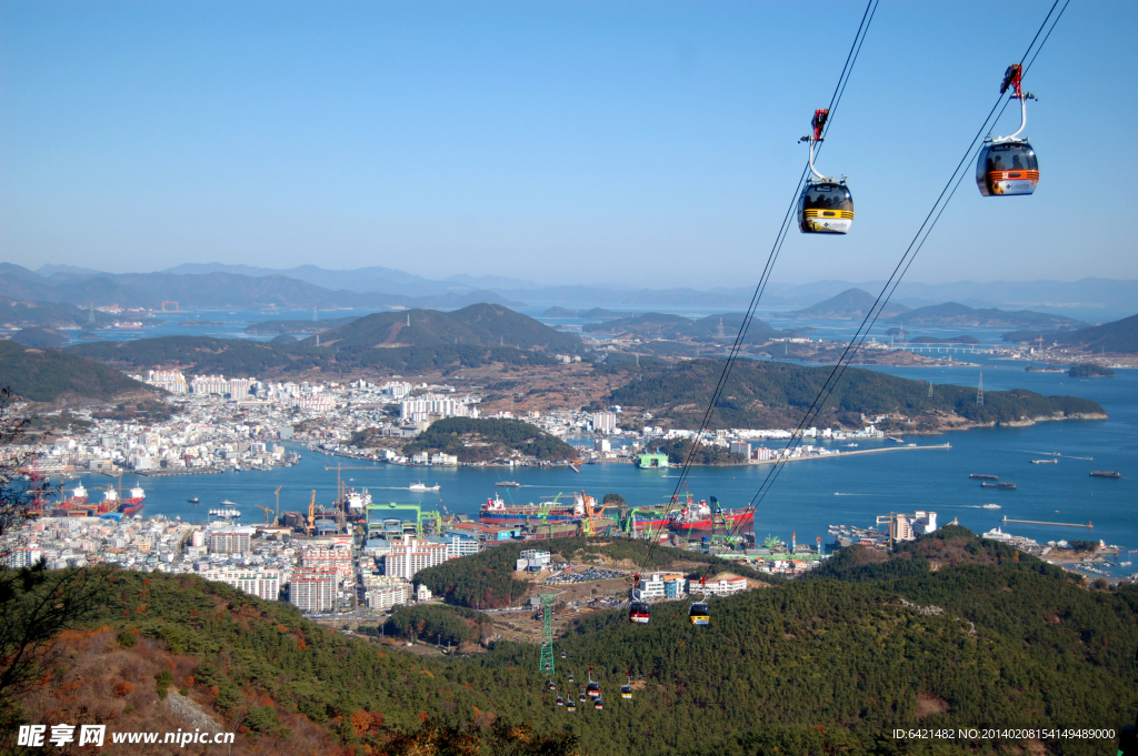 韩国釜山城市风景