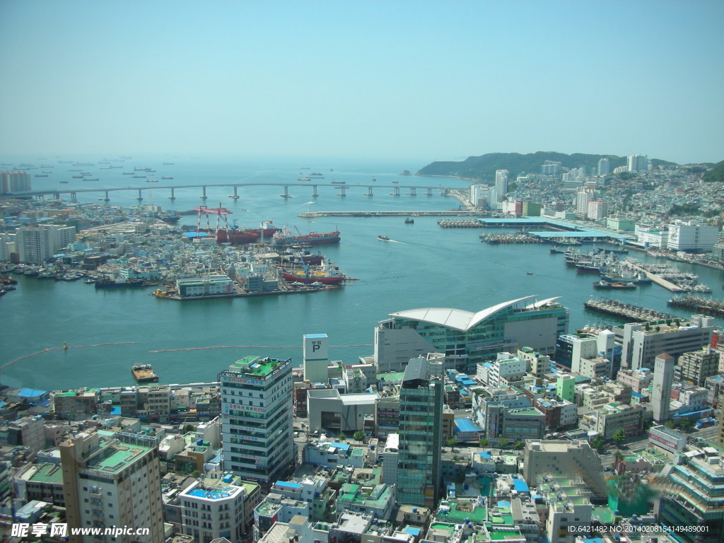 韩国釜山城市风景