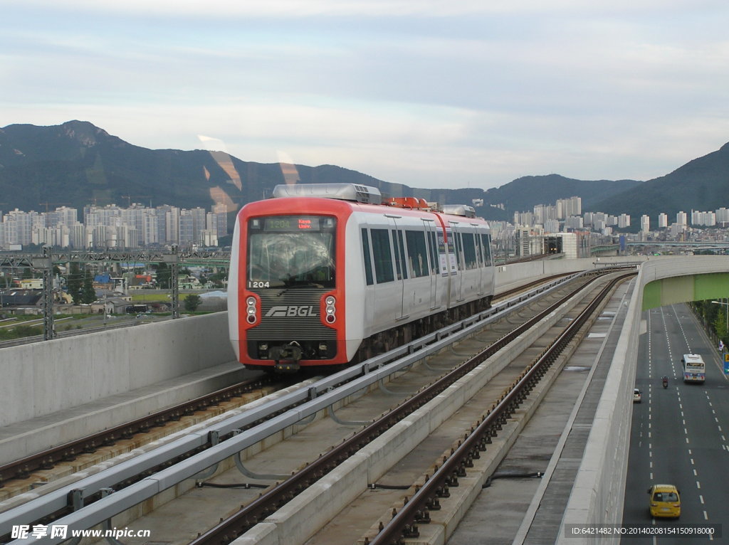 韩国釜山城市风景