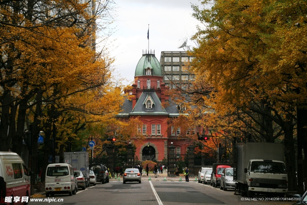 日本札幌城市风景