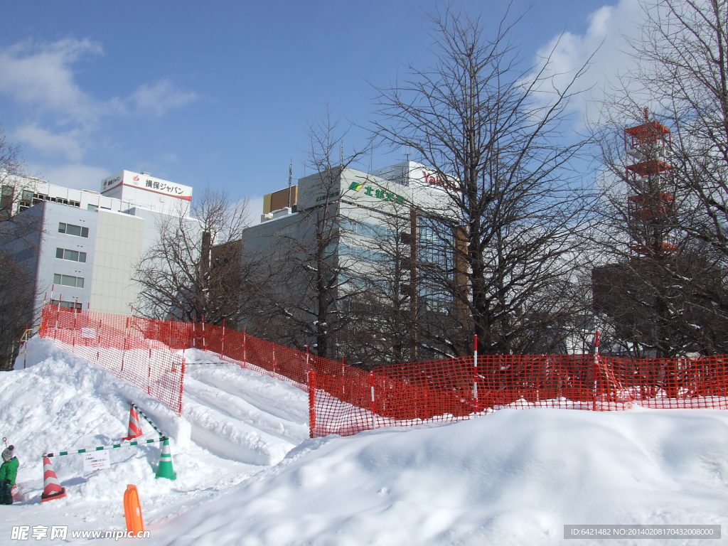 日本札幌城市风景