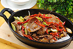蒜炒瘦肉