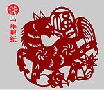 马剪纸