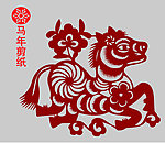 马剪纸