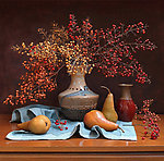 数码静物油画