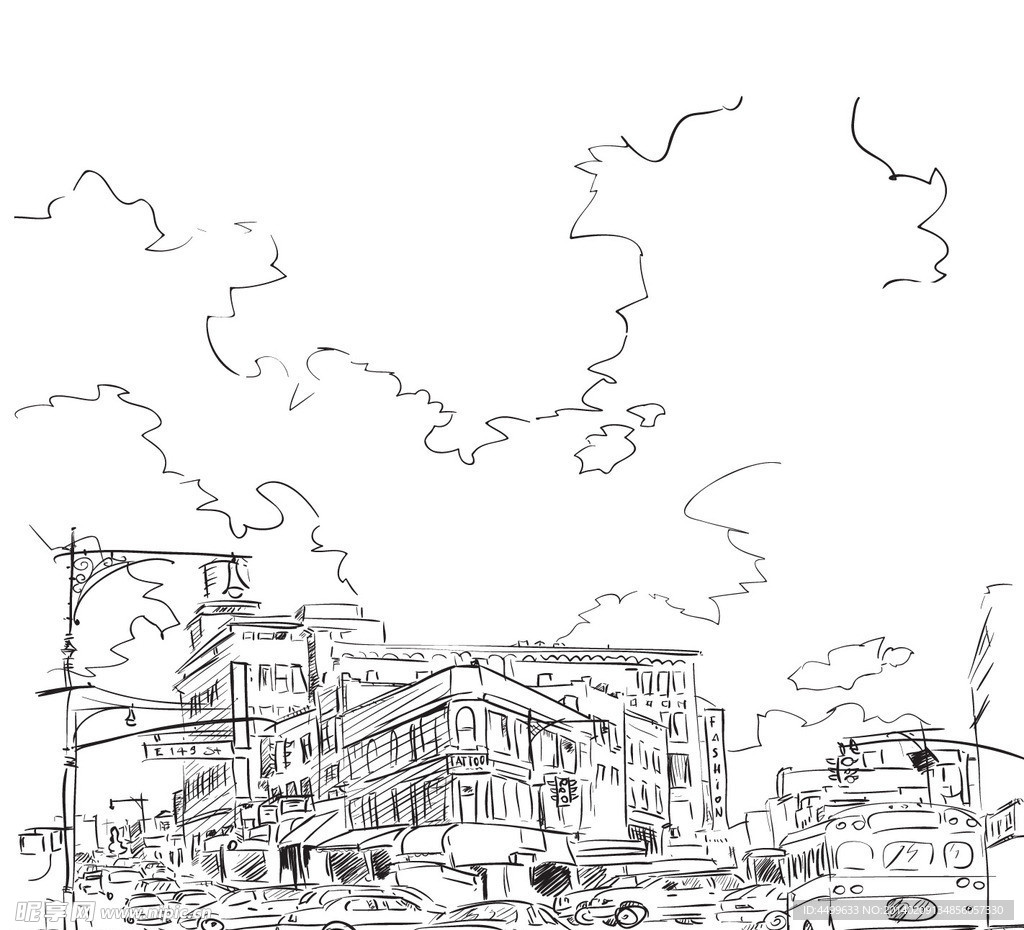 城市插画