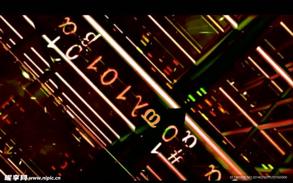 数字科技背景视频