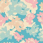 卡通抽象花朵花纹底纹