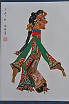 古装皮影画