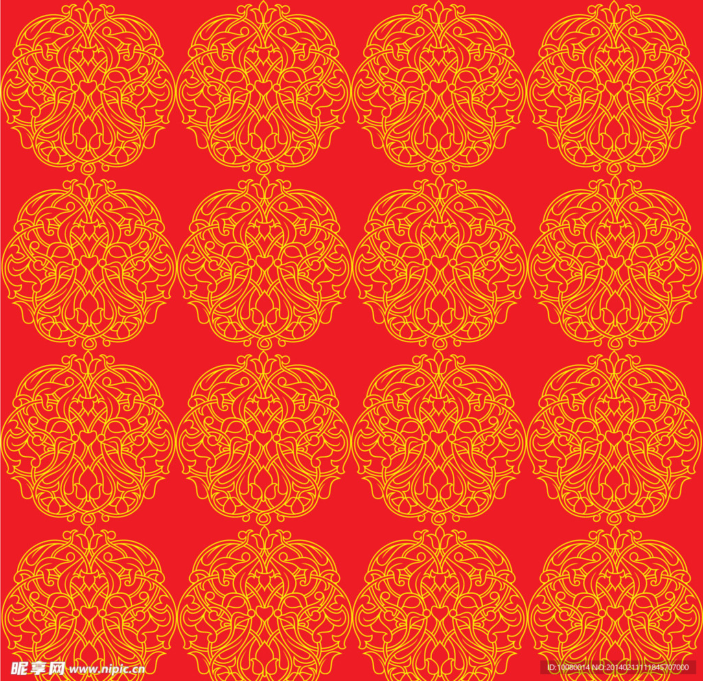古典花纹