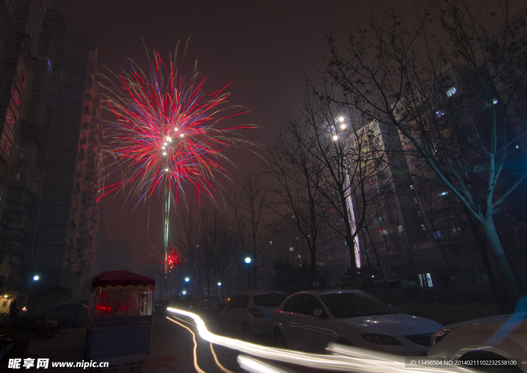 节日烟花