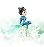 汉服手绘