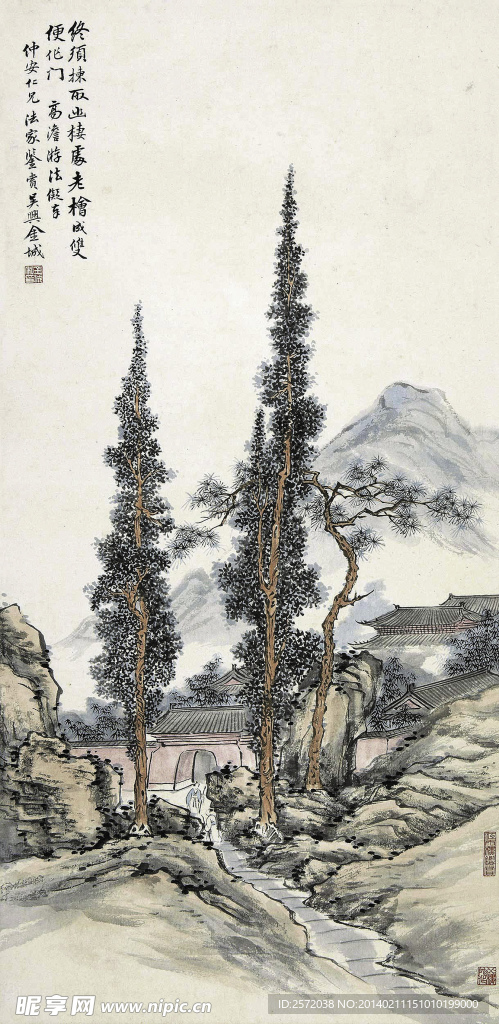 山寺图