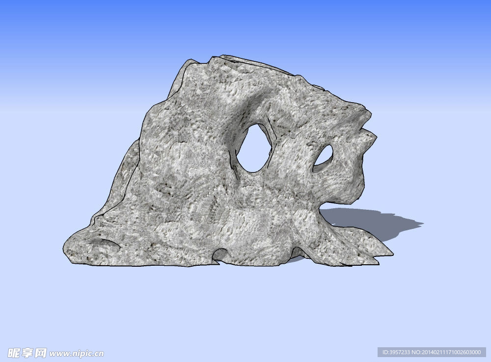 景观石3D模型