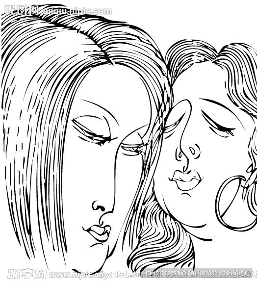 素描人物