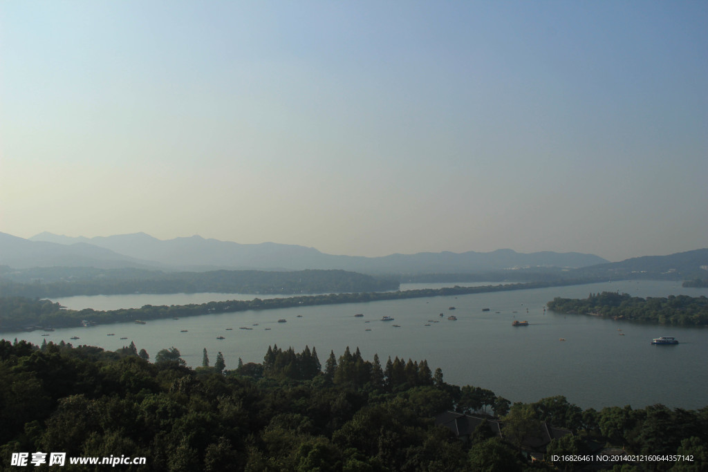 西湖全景