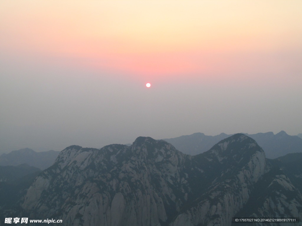 华山东峰日出