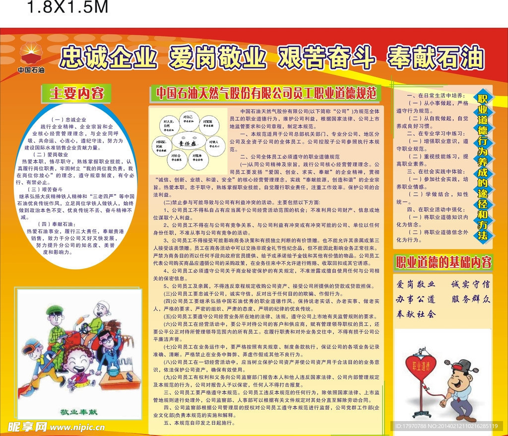 职业道德建设板报