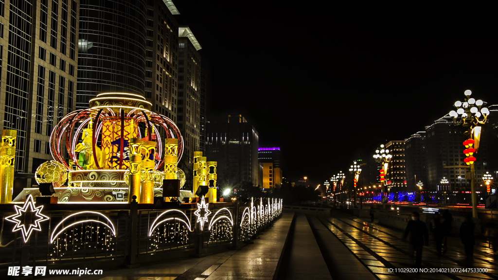 长安街 东方广场夜景