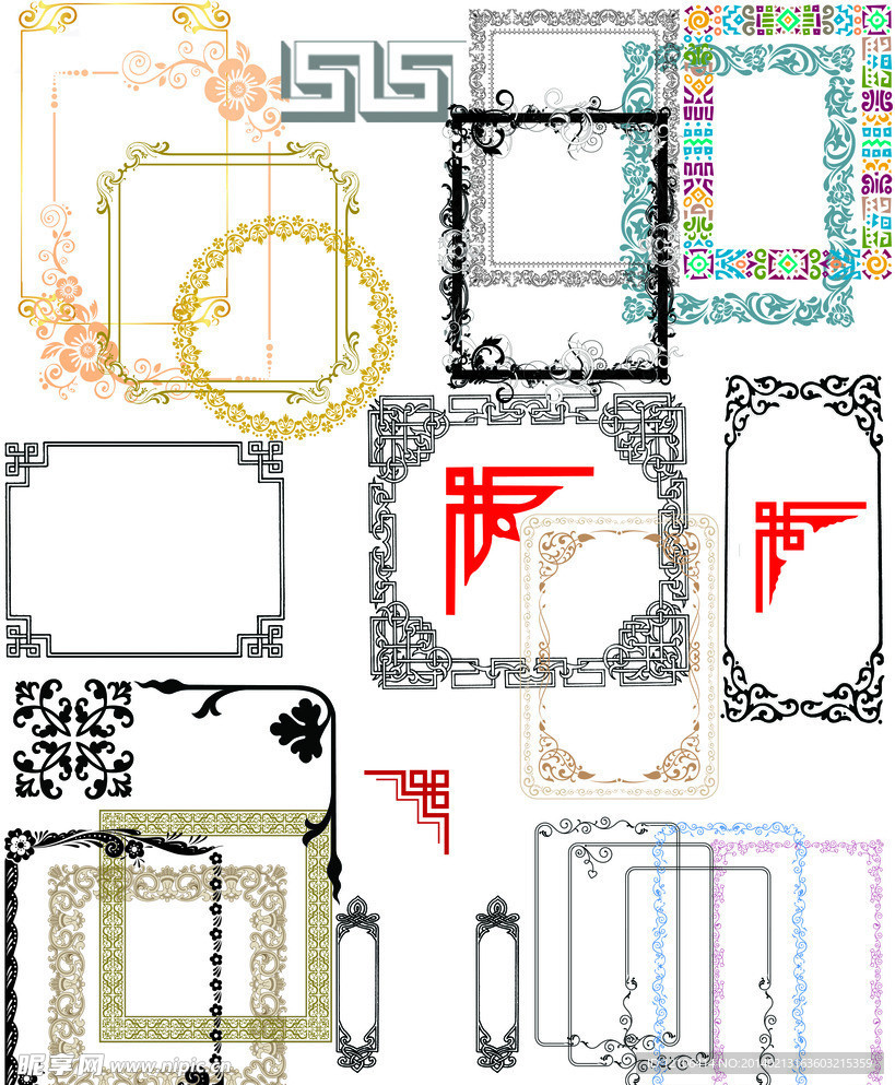 古典花纹