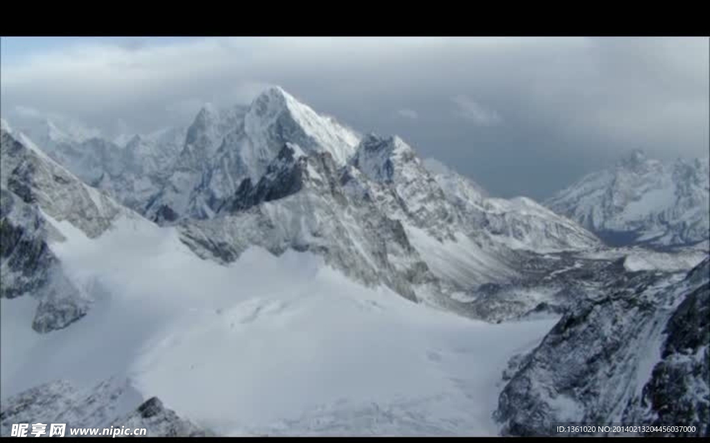冬季雪山视频素材