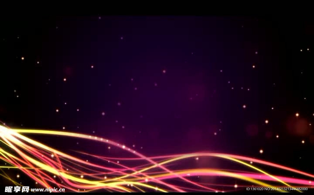 炫彩光效背景视频