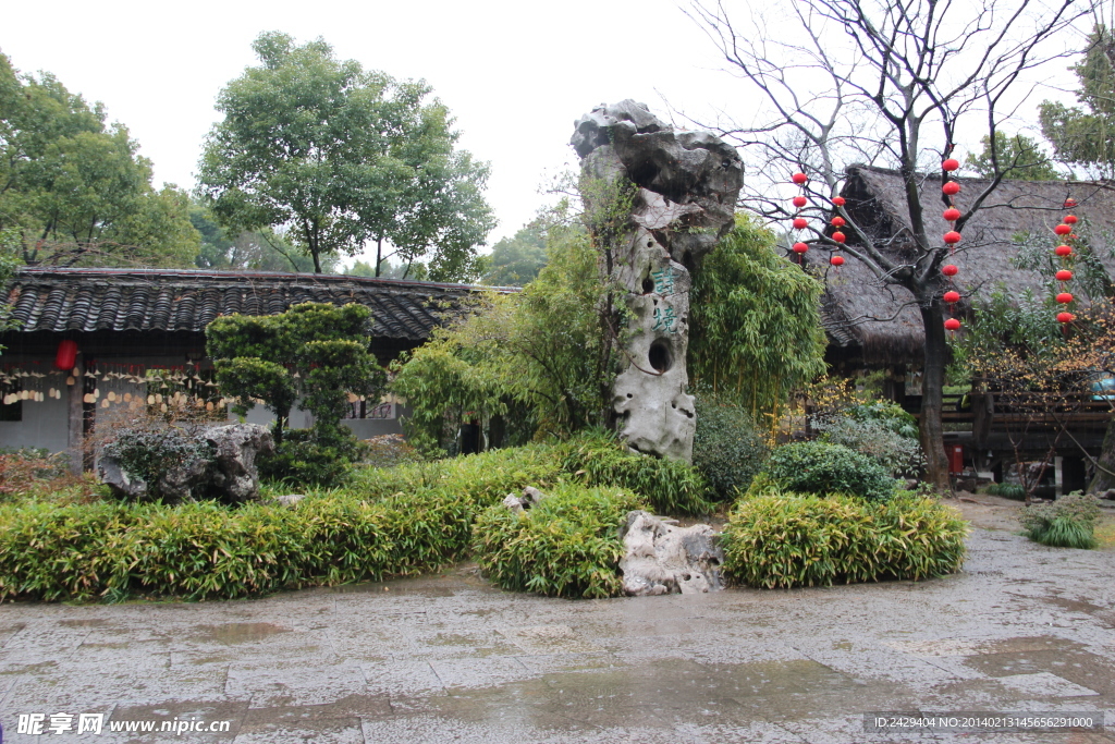 绍兴古城沈园